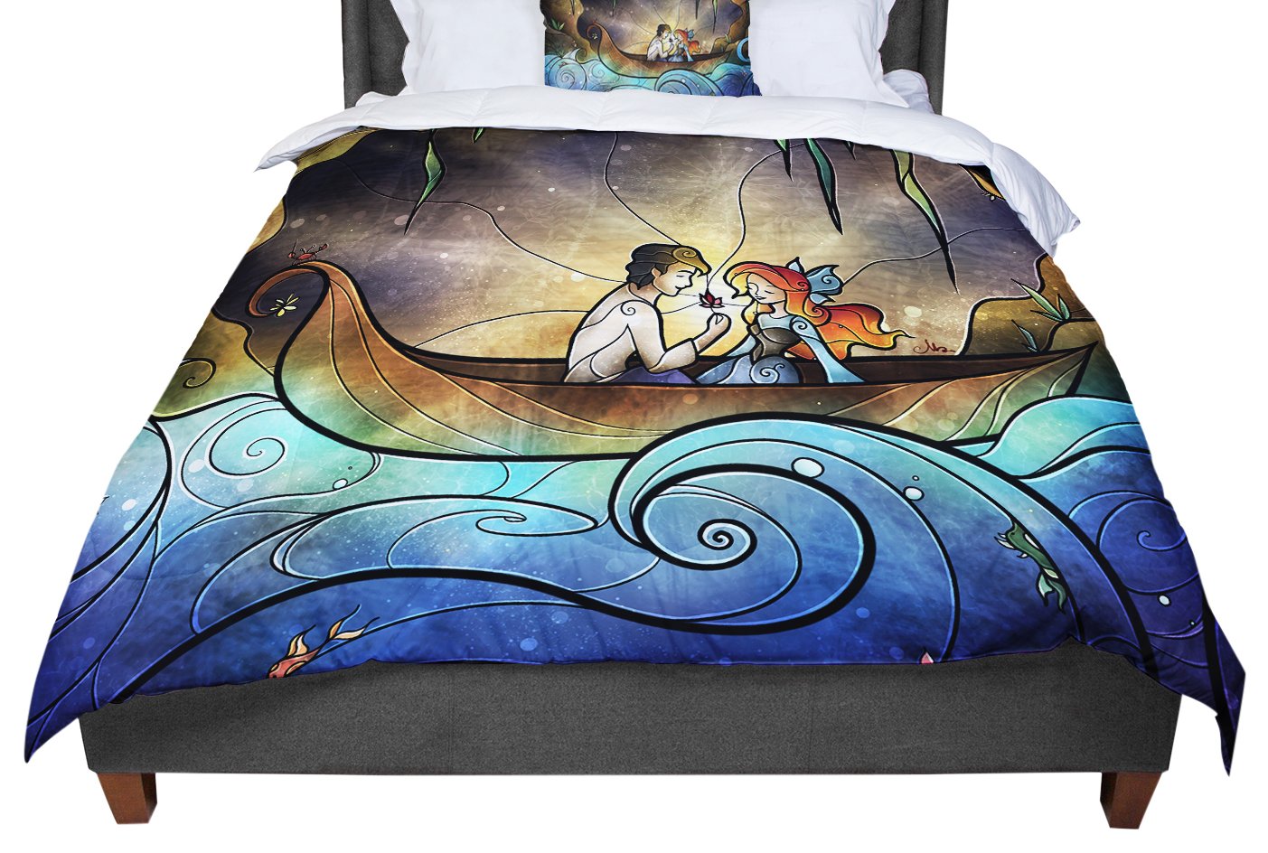 inhouse mandie manzano"something about her"美人鱼图案单人床被子